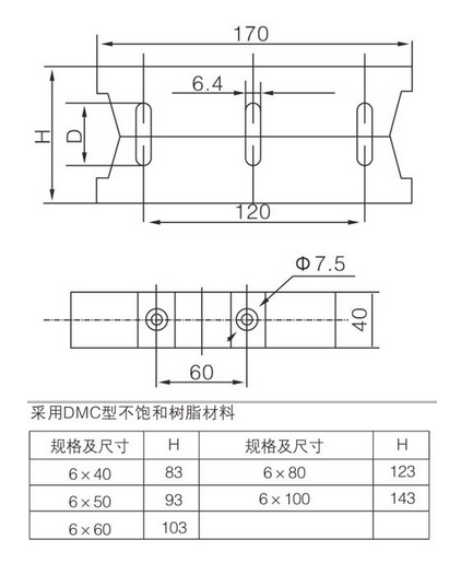 低壓開關(guān)柜母線夾