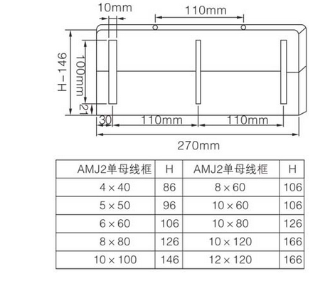低壓開關(guān)柜母線夾