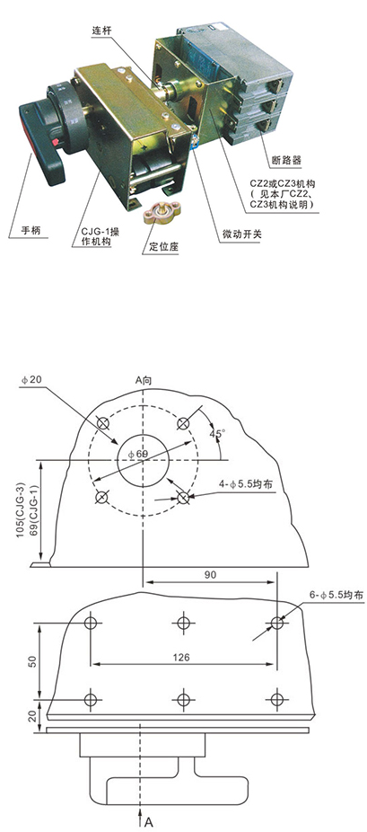 低壓開關(guān)柜操作機(jī)構(gòu)